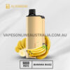 ALIBARBAR INGOT 9000 Puffs Banana Buzz