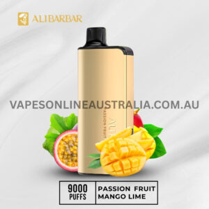 ALIBARBAR INGOT 9000 Puffs Passionfruit Mango Lime