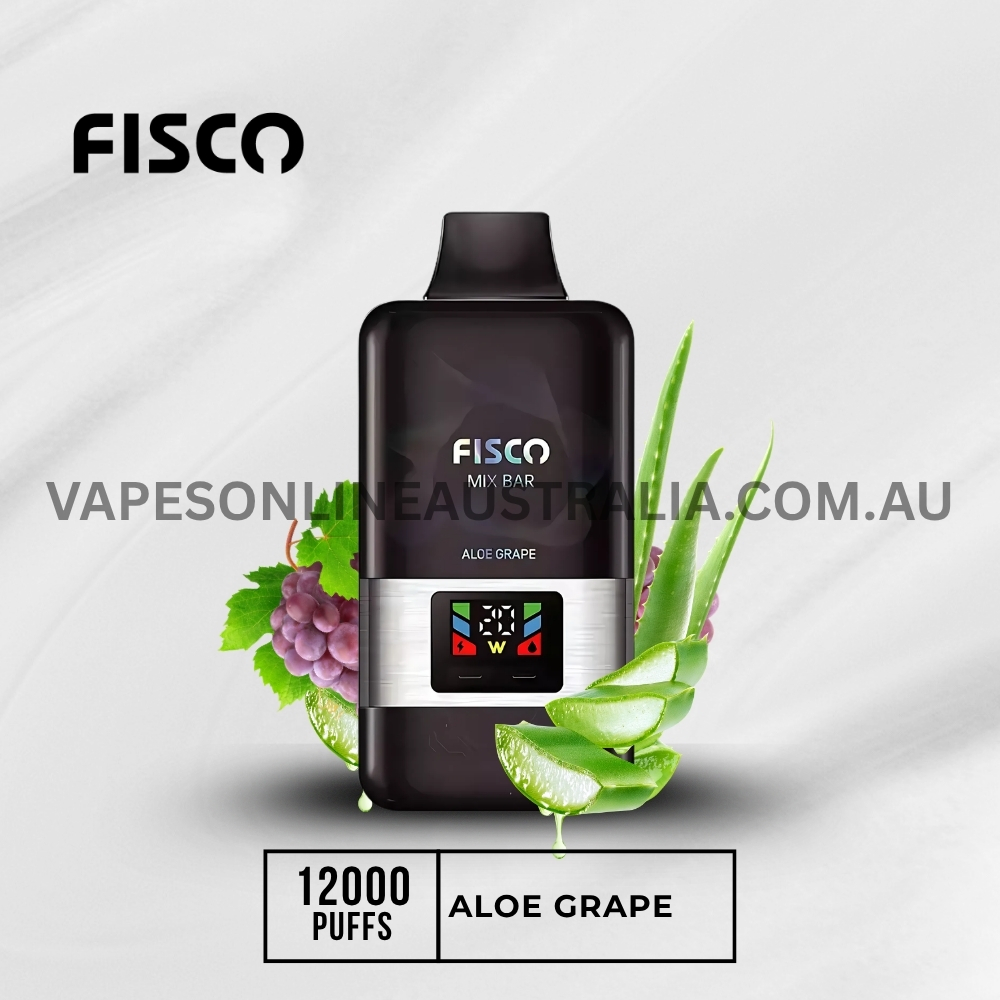 FISCO Mix Bar 12000 Puffs Aloe Grape FISCO Mix Bar 12000 Puffs Aloe Grape