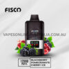 FISCO Mix Bar 12000 Puffs Blackberry Pomegranate Cherry Ice