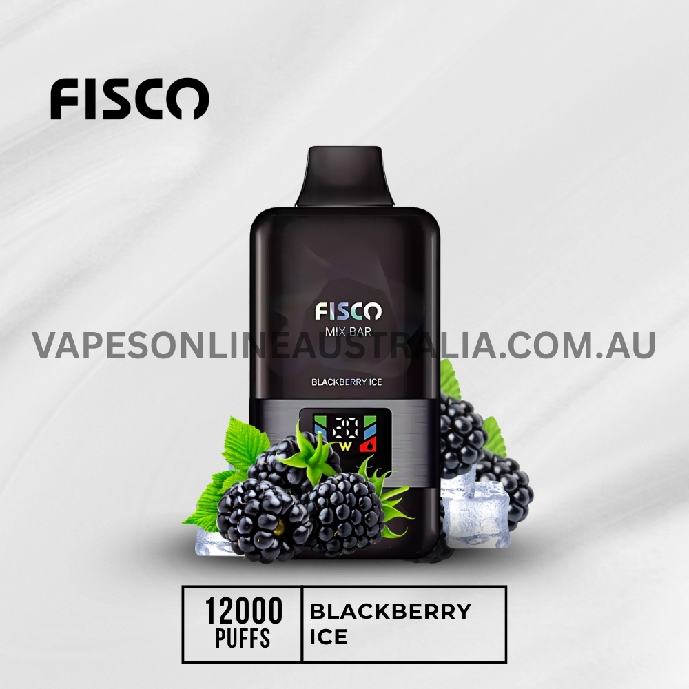 FISCO Mix Bar 12000 Puffs Blackberry _Ice FISCO Mix Bar 12000 Puffs Blackberry Ice