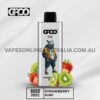 GROO Slim 9000 Puffs Strawberry Kiwi