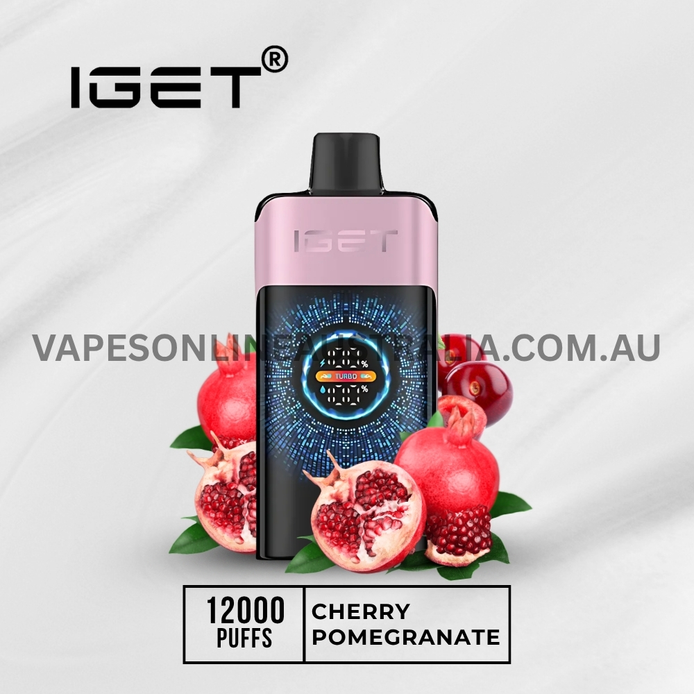 Iget One 12000 Puffs Cherry Pomegranate Iget One 12000 Puffs Cherry Pomegranate