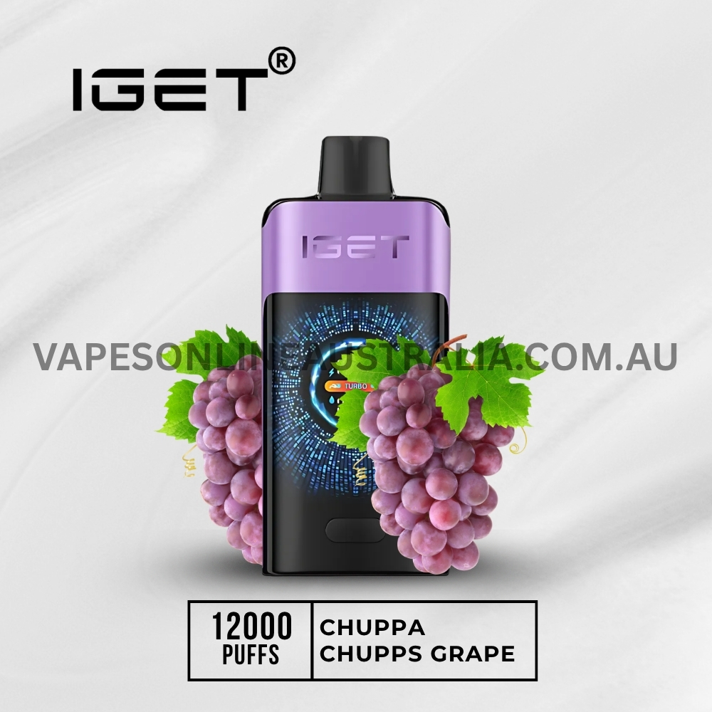 Iget One 12000 Puffs Chuppa Chupps Grape Iget One 12000 Puffs Chuppa Chupps Grape