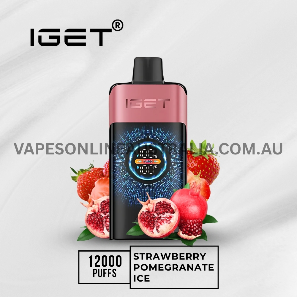Iget One 12000 Puffs Strawberry Pomegranate Ice Iget One 12000 Puffs Strawberry Pomegranate Ice