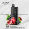 ZLOADR V9000 Blackberry Pomegranate Cherry Ice