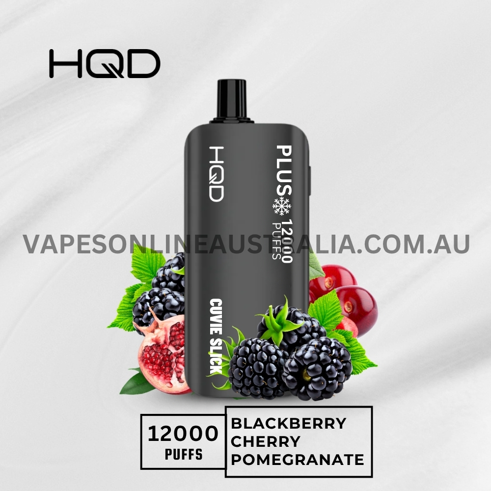 HQD Cuvie Slick Plus 12000 Puffs Blackberry Cherry Pomegranate HQD Cuvie Slick Plus 12000 Puffs Blackberry Cherry Pomegranate
