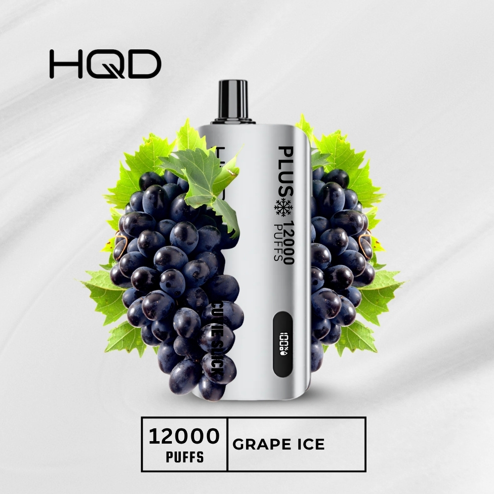 HQD Cuvie Slick Plus 12000 Puffs Grape Ice HQD Cuvie Slick Plus 12000 Puffs Grape Ice