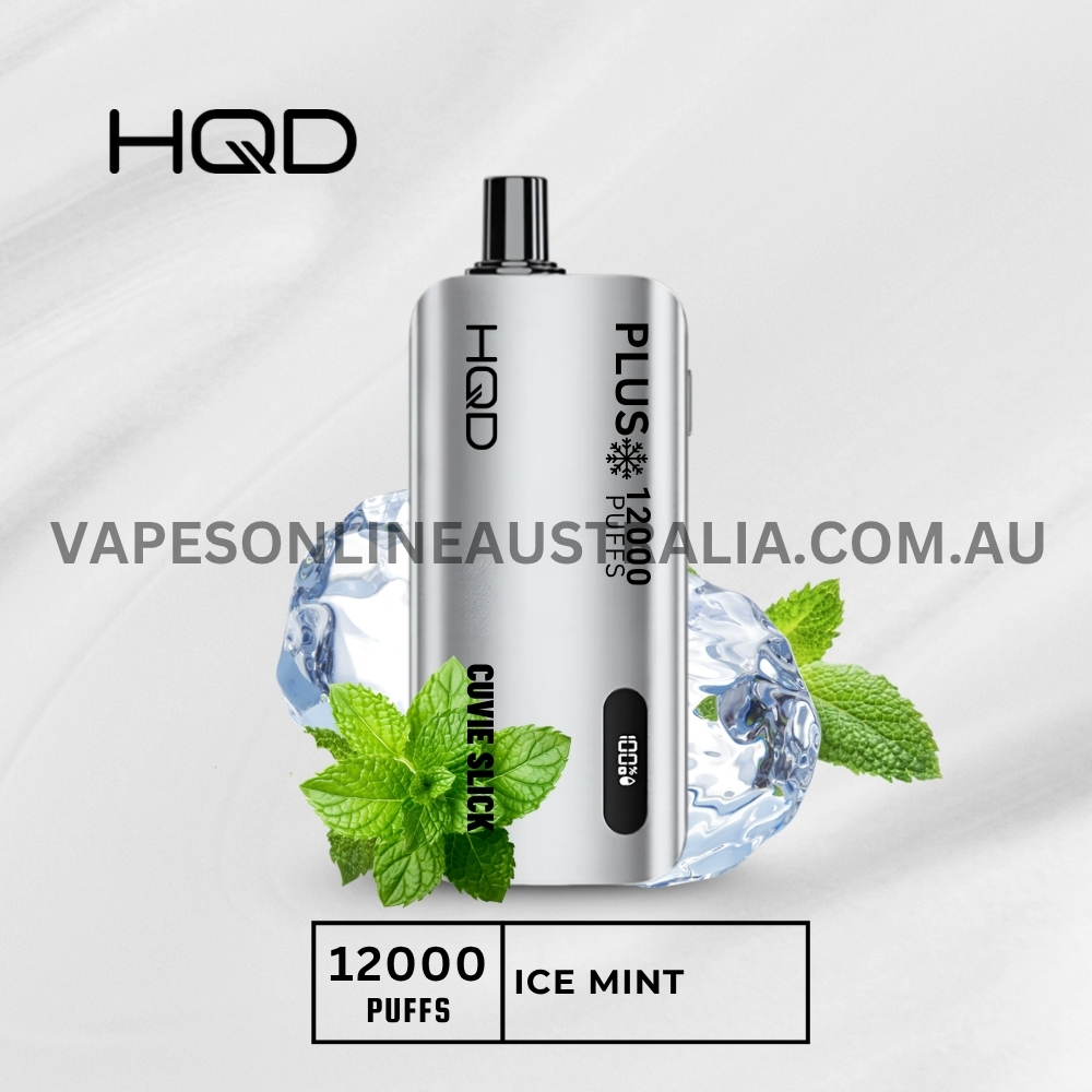 HQD Cuvie Slick Plus 12000 Puffs Ice Mint HQD Cuvie Slick Plus 12000 Puffs Ice Mint